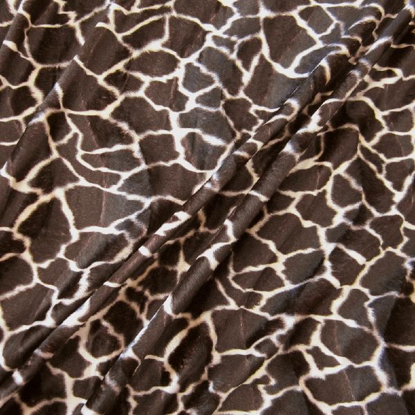 Stoff Fell Fellimitat Giraffe weich Innendekoration Kostüm Taschen 0,5