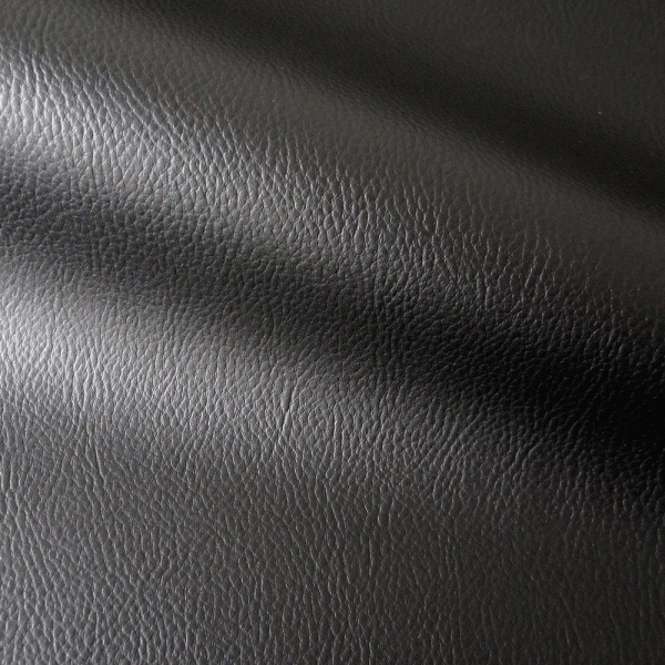 Meterware Kunstleder Nappa schwarz Möbelbezug Taschen 0,5