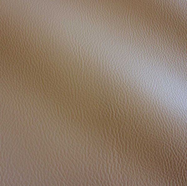 Kurzstück Meterware Kunstleder Nappa beige/stone Möbelbezug 0,95m x 1,40m