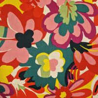 Stoff Meterware Baumwolle "Falbala" multicolor Blumen Blüten 0,5 Stoff Meterware Baumwolle "Falbala" multicolor Blumen Blüten 0,5