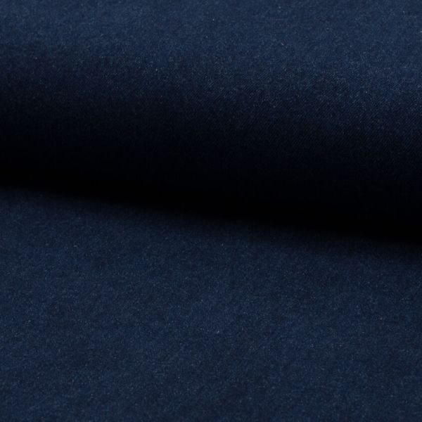 Stoff Meterware Baumwolle Jeans 10 Oz "Denim Blue Water Washed" stonewashed 0,5