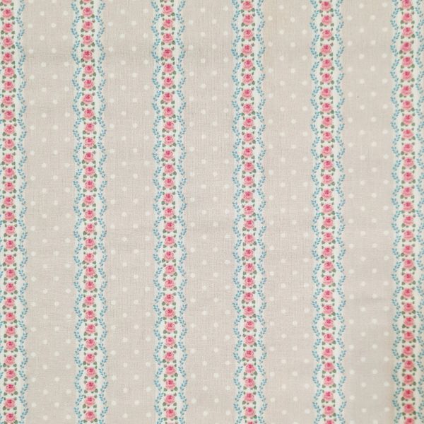 Kurzstück Love Family "Bella" beige weiß Quilt Patchwork 0,70m x 1,14m