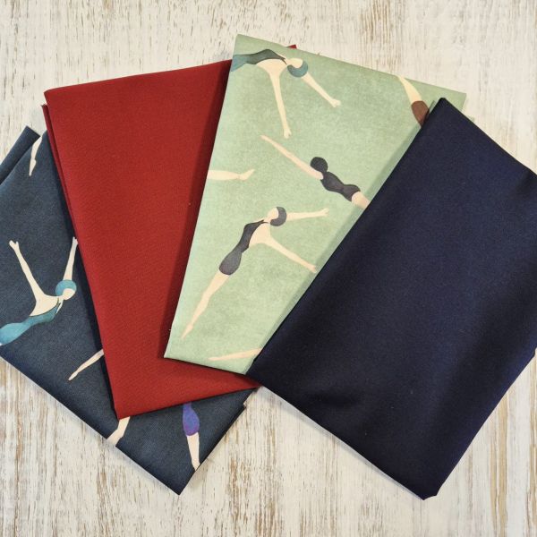 Stoffpaket "Dralon" Täschchen Geschenkverpackung 4 Stücke a 50cm x 80cm