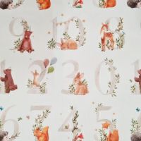 Stoff Meterware Baumwolle "Bilderbuch Zahlen" Tiere Digital Kinderstoff 0,5 Stoff Meterware Baumwolle "Bilderbuch Zahlen" Tiere Digital Kinderstoff 0,5