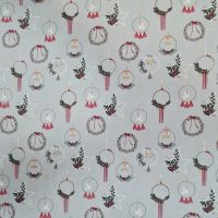 Stoff Baumwolle "Mila" hellgrau Kränze Advent Weihnachten 0,5 Weihnachtsstoff Stoff Baumwolle "Mila" hellgrau Kränze Advent Weihnachten 0,5 Weihnachtsstoff