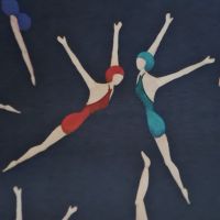 Stoff Outdoorstoff Dralon Schwimmer dunkelblau "Antibes" wasserabweisend lichtecht 0,5 Stoff Outdoorstoff Dralon Schwimmer dunkelblau "Antibes" wasserabweisend lichtecht 0,5