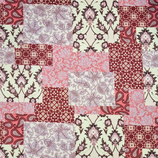 Stoff Meterware Baumwolle Voile "Ibiza" rosarot Kleiderstoff 0,5