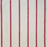 Stoff Baumwolle "St. Trop" natur Streifen rot Panama schwer Frankreich 0,5 Stoff Baumwolle "St. Trop" natur Streifen rot Panama schwer Frankreich 0,5