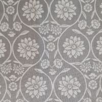 Stoff Baumwolle beschichtet "Appia" hell taupe geige Blumen Ornamente 0,5 Stoff Baumwolle beschichtet "Appia" hell taupe geige Blumen Ornamente 0,5