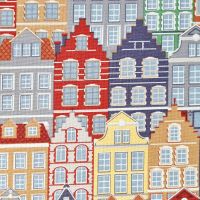Stoff Baumwolle pflegeleicht "Häuser" Kanalhäuser 0,5 Stoff Baumwolle pflegeleicht "Häuser" Kanalhäuser 0,5