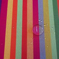 Stoff Outdoorstoff Dralon Streifen rot gelb bunt "Caribe" wasserabweisend lichtecht 0,5 Stoff Outdoorstoff Dralon Streifen rot gelb bunt "Caribe" wasserabweisend lichtecht 0,5
