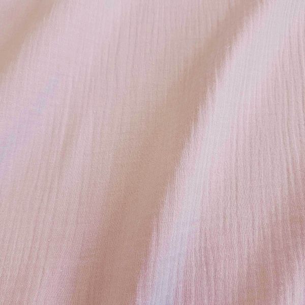 Stoff Baumwolle Musselin Mulltuch rosa pastell uni 0,5