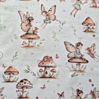 Stoff Meterware Baumwolle "Bilderbuch Feenzauber" Digital Kinderstoff 0,5 Stoff Meterware Baumwolle "Bilderbuch Feenzauber" Digital Kinderstoff 0,5