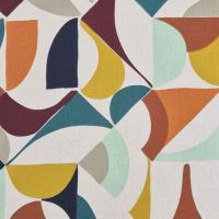 Stoff Meterware Baumwolle "Pammy" retro multicolor 0,5 Stoff Meterware Baumwolle "Pammy" retro multicolor 0,5