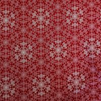 Stoff Meterware Baumwollstoff "Frost" Eiskristalle Eisblumen rot weiß 0,5 Stoff Meterware Baumwollstoff "Frost" Eiskristalle Eisblumen rot weiß 0,5