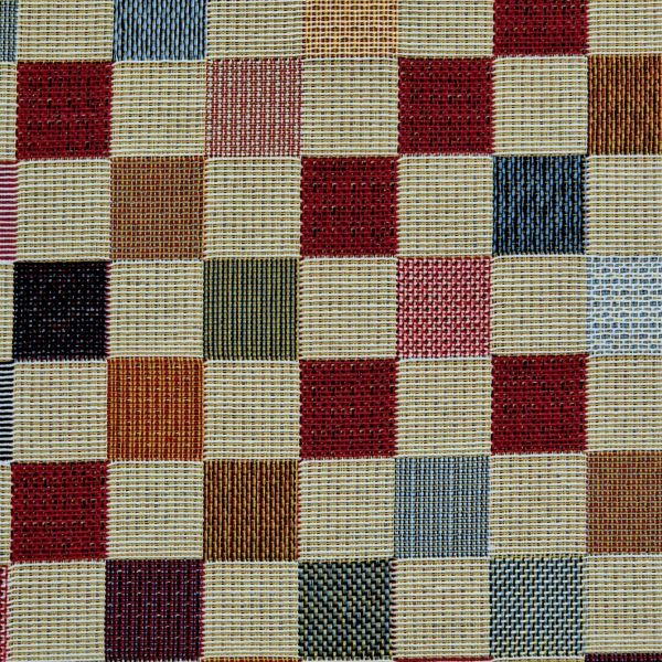 Stoff Gobelin Jacquard "Würfel" Taschenstoff Dekostoff geometrisch 0,5