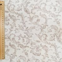 Vorschau: Stoff Baumwolle "Palais" weiss taupe Ornamente nostalgisch Digitaldruck Leinenoptik 0,5 Vorschau: Stoff Baumwolle "Palais" weiss taupe Ornamente nostalgisch Digitaldruck Leinenoptik 0,5