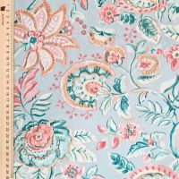 Stoff Meterware Baumwolle beschichtet "Provence" pastell 0,5 Stoff Meterware Baumwolle beschichtet "Provence" pastell 0,5