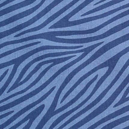 Stoff Meterware Jersey "Zebra" jeansblöau dunkelblau 0,5