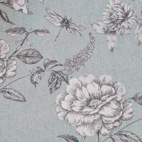 Stoff Baumwolle "Vintage Roses" Rosen weiss grau altmint Digitaldruck Leinenoptik 0,5 Stoff Baumwolle "Vintage Roses" Rosen weiss grau altmint Digitaldruck Leinenoptik 0,5
