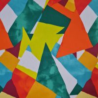 Stoff Meterware Baumwolle beschichtet "Sagrada" bunt Retro Frankreich 0,5 Stoff Meterware Baumwolle beschichtet "Sagrada" bunt Retro Frankreich 0,5