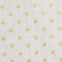 Stoff Baumwolle "Mini Sterne" ecru Sterne gold 0,5 Weihnachtsstoff Stoff Baumwolle "Mini Sterne" ecru Sterne gold 0,5 Weihnachtsstoff