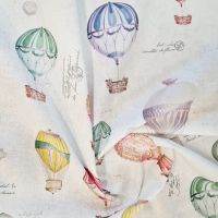 Vorschau: Stoff Baumwolle "Fesselballons nostalgisch" Pastell ecru melange Digitaldruck Leinenoptik 0,5 Vorschau: Stoff Baumwolle "Fesselballons nostalgisch" Pastell ecru melange Digitaldruck Leinenoptik 0,5