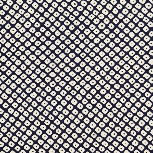 Stoff Baumwolle "Shibori" blau beige Japan 0,5