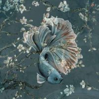 Kissenpanel Velours "Lost in the Ocean" Samt Deluxe 45cm x 45xm Kissenpanel Velours "Lost in the Ocean" Samt Deluxe 45cm x 45xm