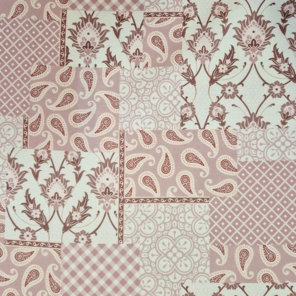 Stoff Meterware Baumwolle Voile "Menorca" pastell rosa Kleiderstoff 0,5