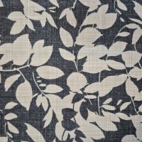 Stoff Baumwolle "Carine" Blätter anthrazit natur Leinenoptik 0,5 Stoff Baumwolle "Carine" Blätter anthrazit natur Leinenoptik 0,5
